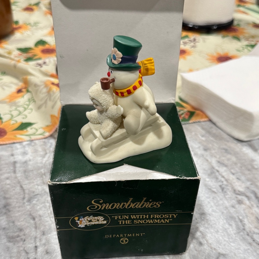 Department 56 Snowbabies Frosty Fun Figurine